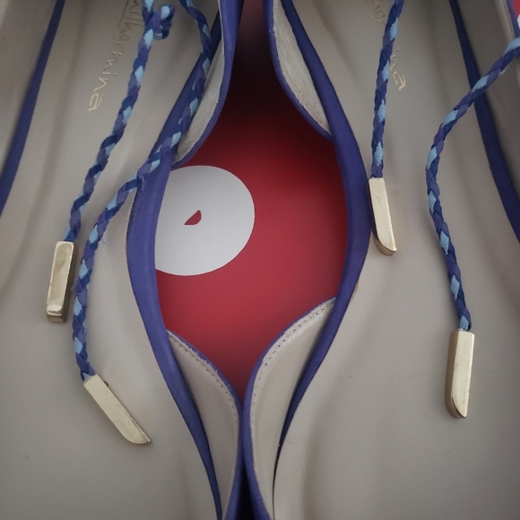 Guilhermina Suede Ankle-Tie Flats 9M - Picture 10 of 12